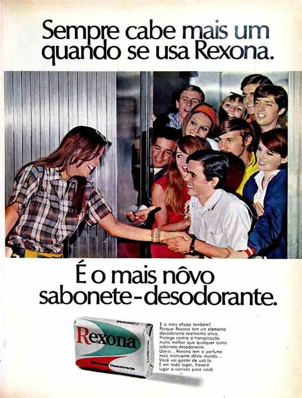 Sempre cabe mais um quando se usa Rexona.