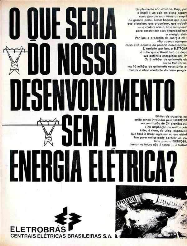O que seria do nosso desenvolvimento sem a energia elétrica?