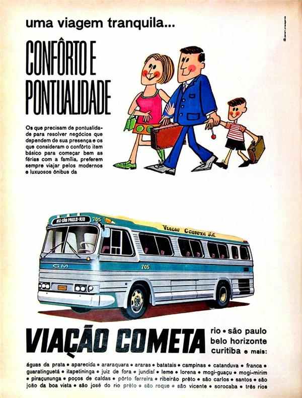 Uma viagem tranquila...
Conforto e pontualidade.