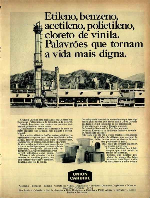 Etileno, benzeno,acetileno , polietileno, cloreto de vinila. Palavões que tornam a vida mais digna