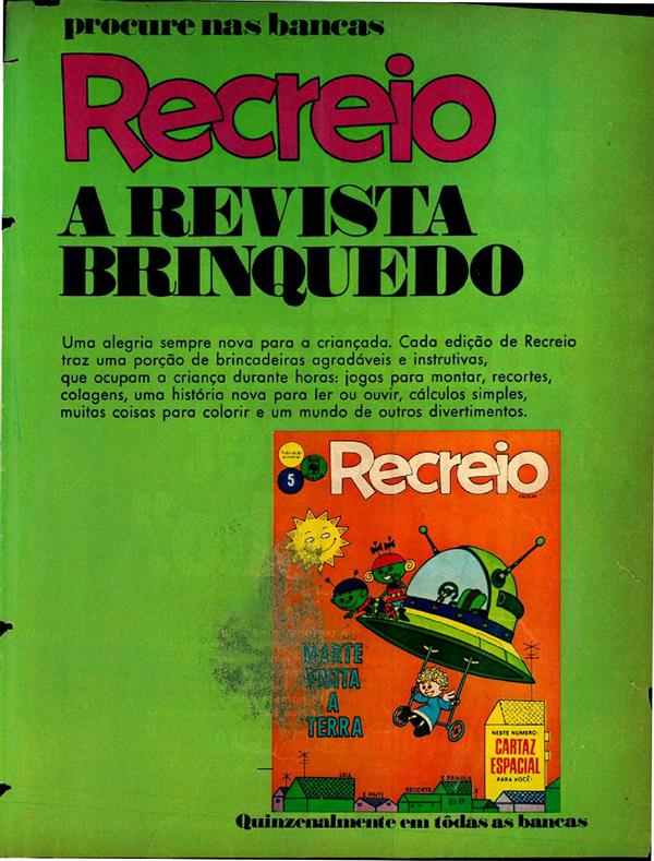 A revista brinquedo.