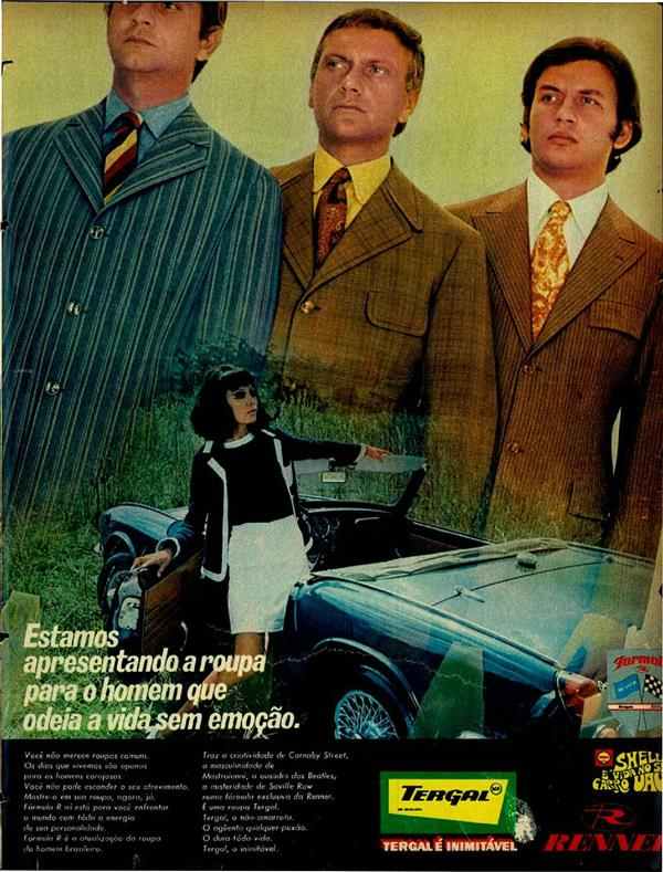 Estamos apresentando a roupa para o homem que odeia a vida sem emoção.