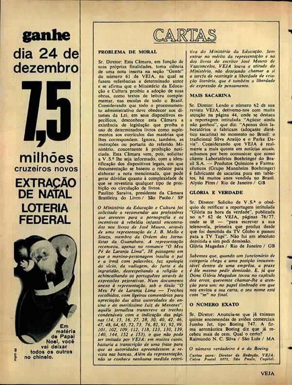 Ganhe dia 24 de dezembro 7,5 milhões cruzeiros novos. Extratação de Natal Loteria Federal,