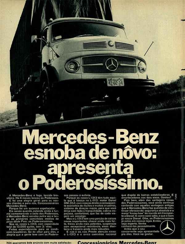 Mercedes-Benz esnoba de novo: apresenta o Poderosissímo.