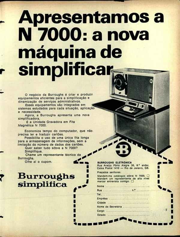 Apresentamos a N 7000: a nova máquina de simplificar.