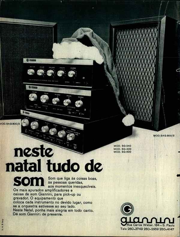 Neste Natal tudo de som.
