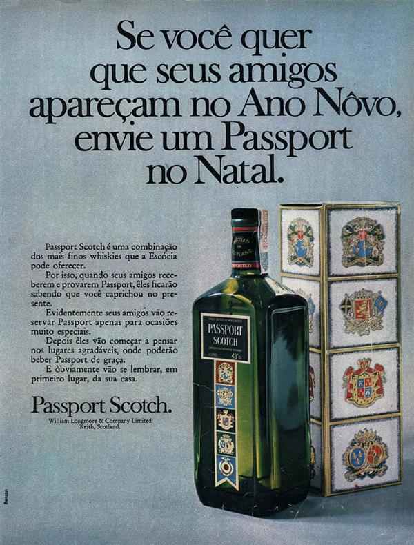 Se você quer seus amigos apareçam no Ano Novo, envie um Passport no Natal.