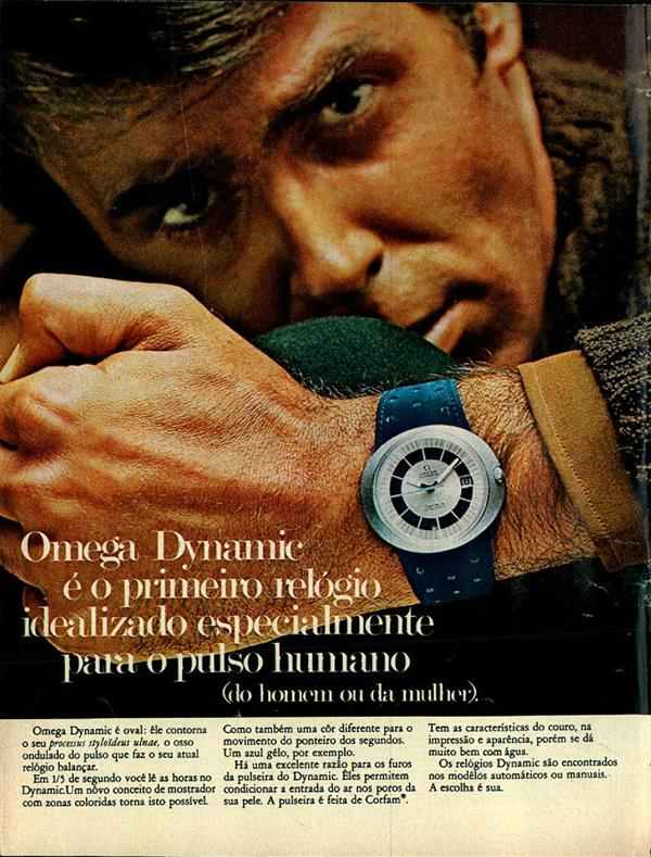 Omega Dynamic é o primeiro relógio idealizado especialmente para o pulso humano.