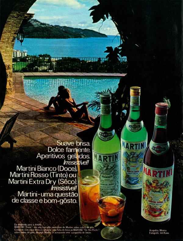 Suave brisa. Dolce farniente. Aperitivos gelados. Irresistível!