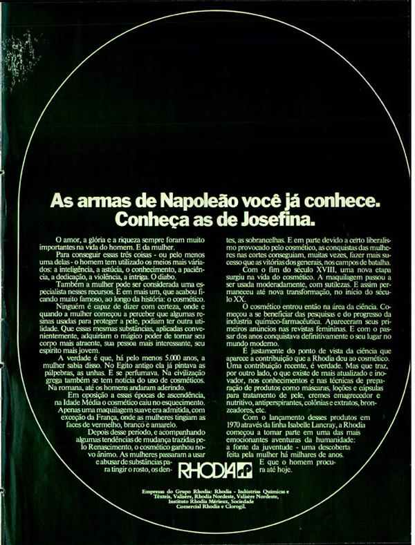As armas de Napoleão você já conhece. Conheça as de Josefina.