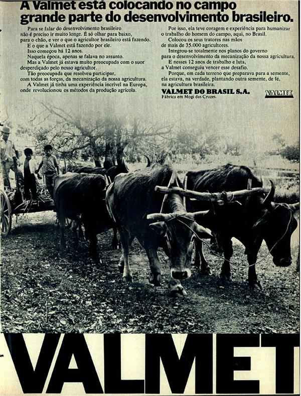 A Valmet está colocando no campo grande parte do desenvolvimento brasileiro.