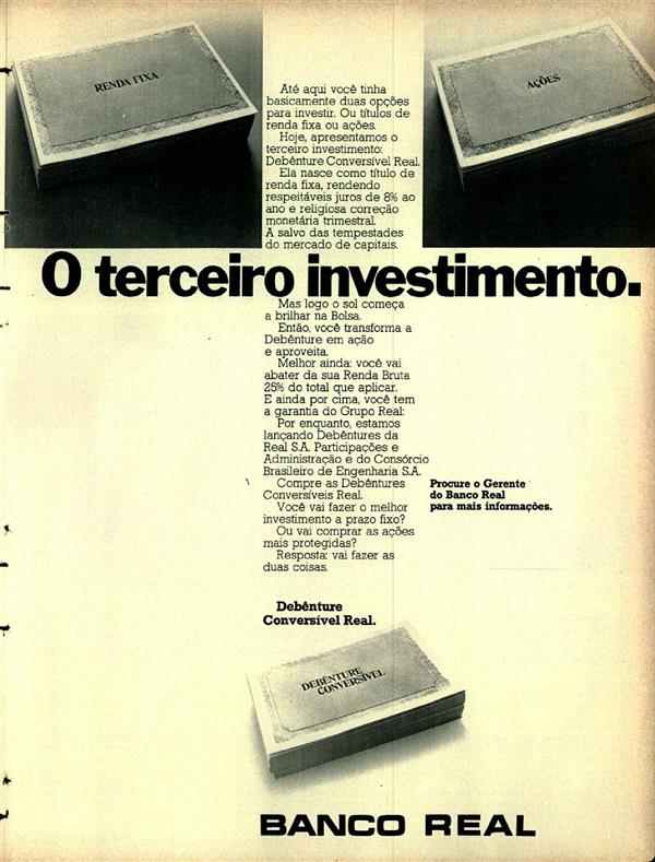 O terceiro investimento.
