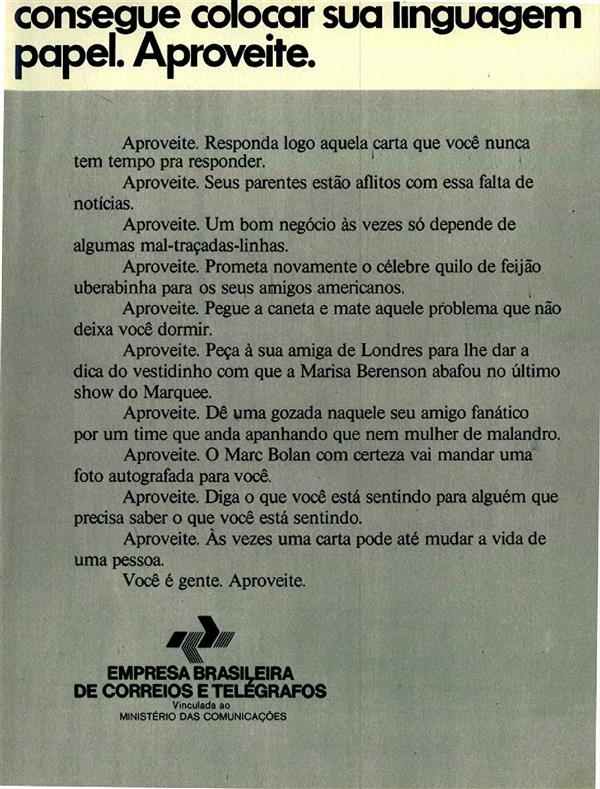 O homem é o único animal que consegue colocar sua linguagem num pedaço de papel. Aproveite.