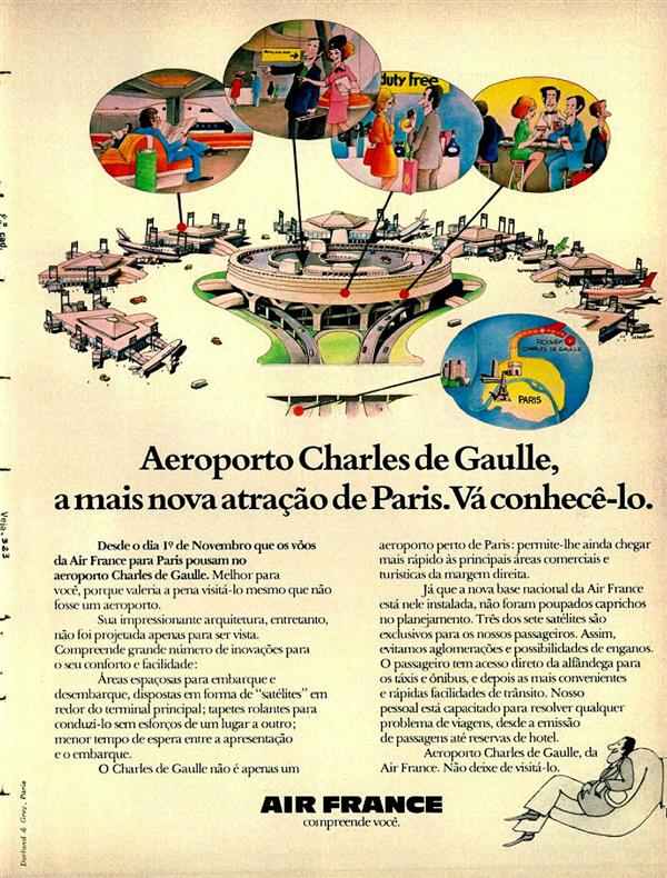Aeroporto Charles de Gaulle, a mais nova atração de Paris, vá conhecê-lo.