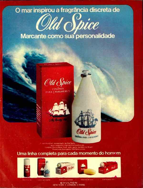 O mar inspirou a fragrância discreta de Old Spice 
Marcante como sua personalidade