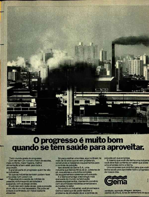 O progresso é muito bom. quando se tem saúde para aproveitar.