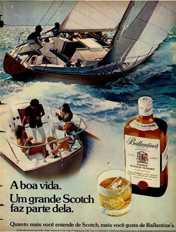 A boa vida. Um grande Scotch faz parte dela