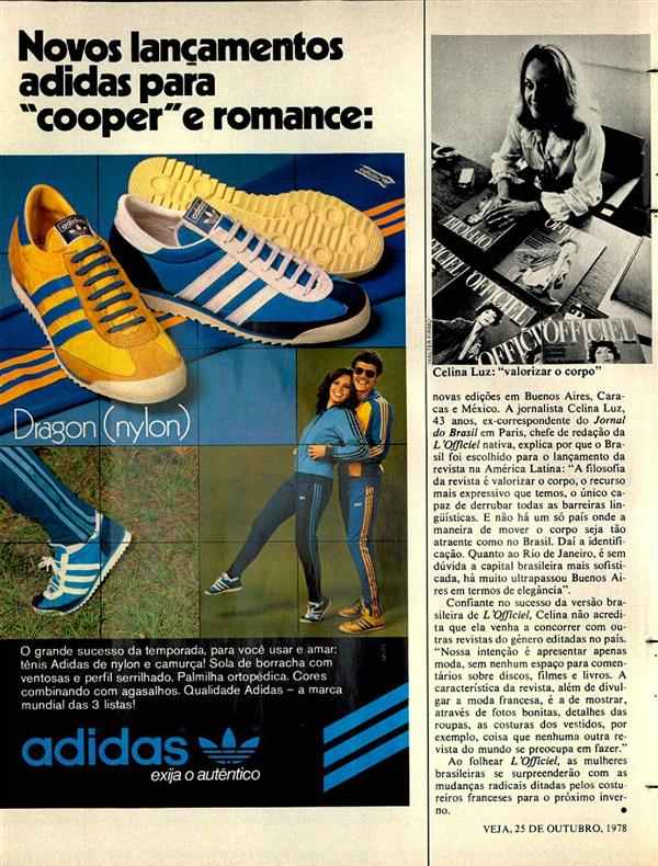 Novos lançamentos adidas para "cooper" e romance