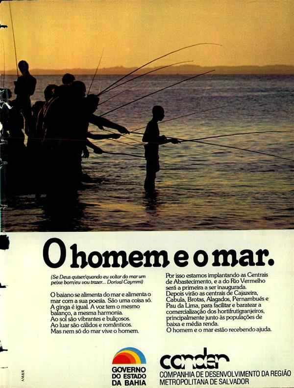 O homem e o mar.