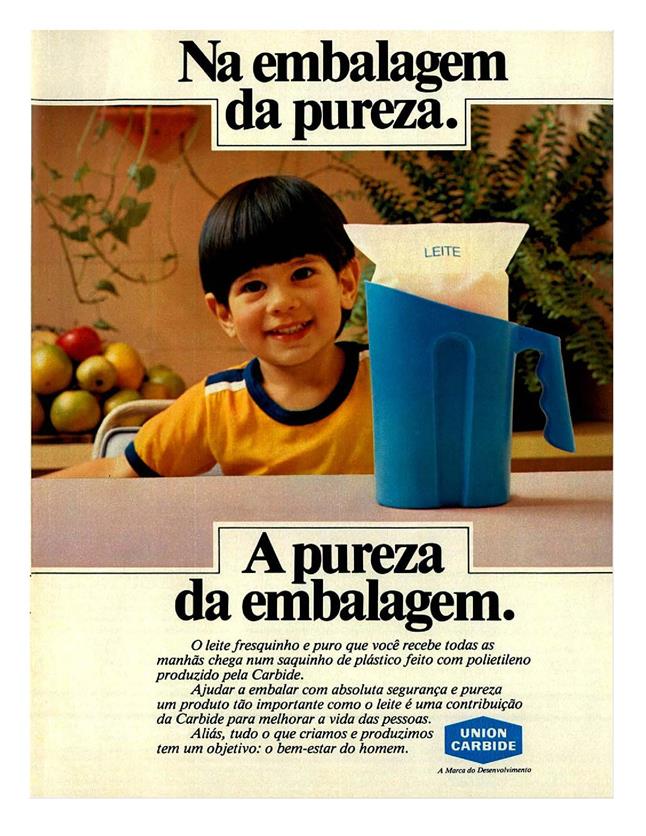 Na embalagem da pureza. A pureza da embalagem.