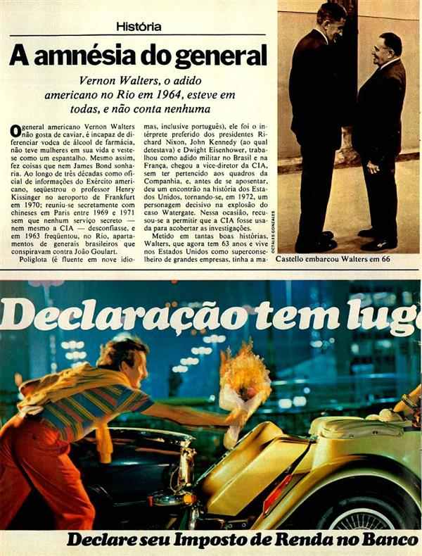 Declaração tem lugar.