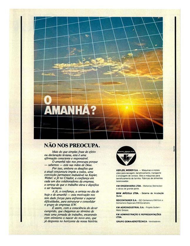 O Amanhã? Não nos preocupa.