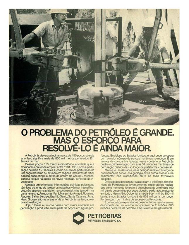 O problema do petróleo é grande. Mas o esforçco para resolvê-lo é ainda maior.