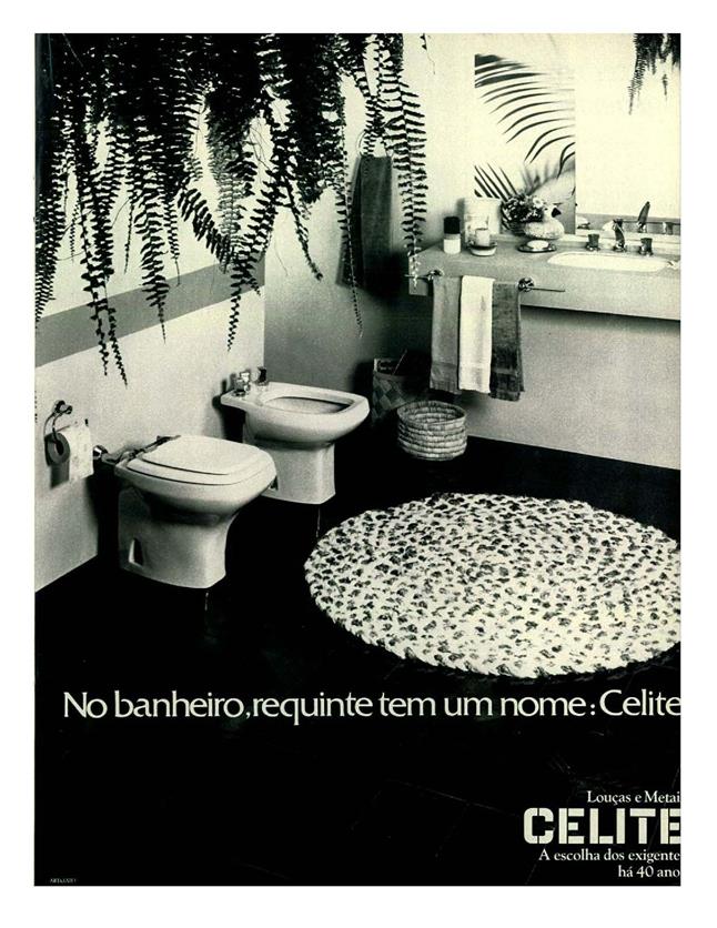 No banheiro, requinte tem um nome: celite.