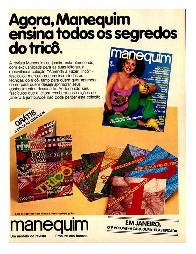 Agora, Manequim ensina todos os segredos do tricô.