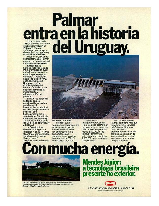 Palmar entra en la historia del Uruguay. Con mucha energia.