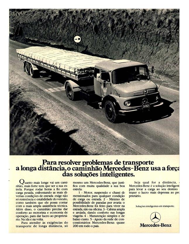Para resolver problemas de transporte a longa distância, o caminhão Mercedes-Benz usa a força das soluções inteligentes.