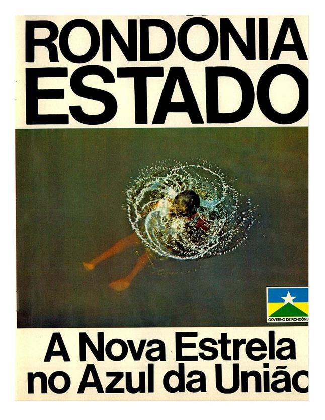 Rondônia Estado. A Nova Estrela no Azul da União