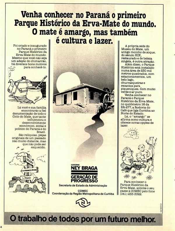 Venha conhecer no Paraná o primeiro Parque Histórico da Erva-Mate do mundo. O mate é amargo, mas também é cultura e lazer.