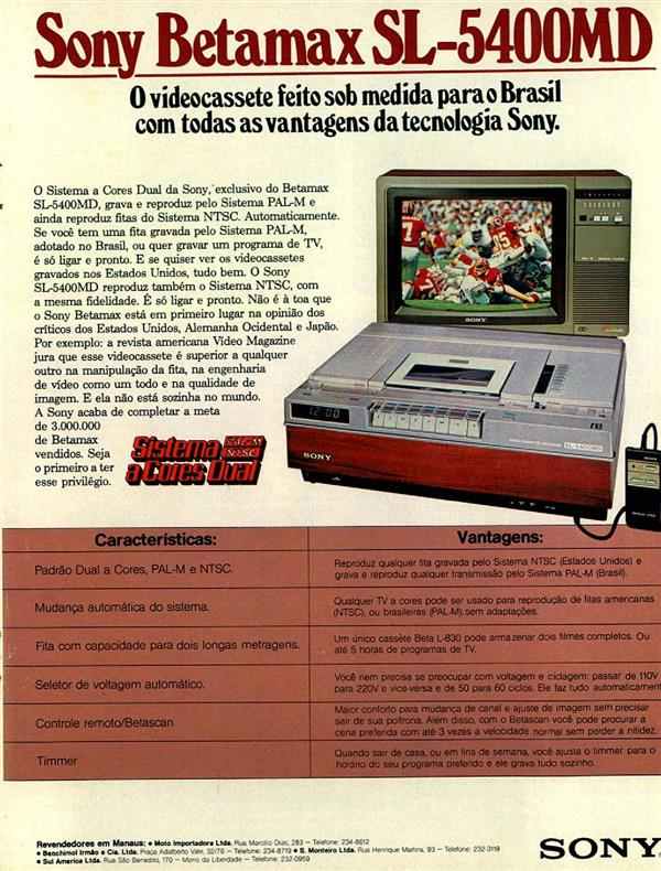 Sony Betamax SL-5400MD
