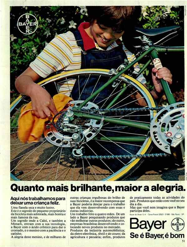 Quanto mais brilhante, maior a alegria.