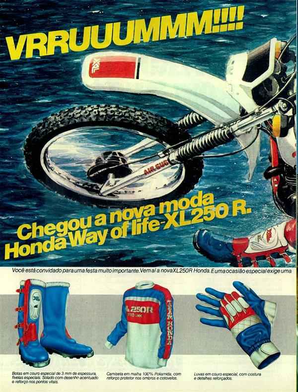 Motocicleta XL-205R.