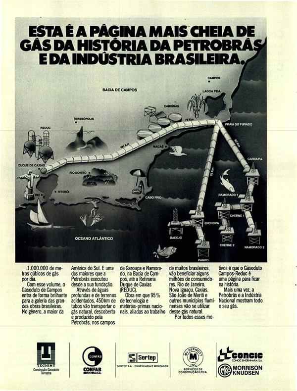 Esta é a pagina mais cheia de gás da história da Petrobrás e da industria Brasileira