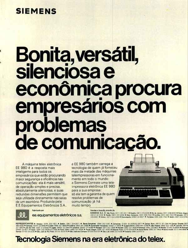 Máquinha Telex EE 9BO