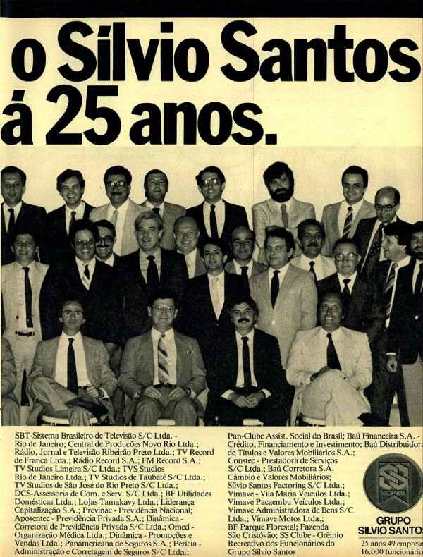 Olha quem o Silvio Santos é casado há 25 anos