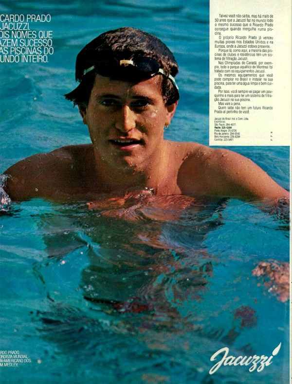 Ricardo Prado Jacuzzi. (...)dis nomes que fazem sucesso nas piscinas do mundo inteiro