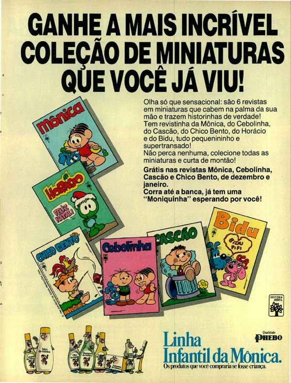 Linha Infantil da Mônica