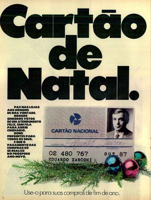 Cartão de Natal.
