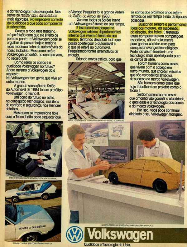 Na Volkswagen é proibido estacionar.