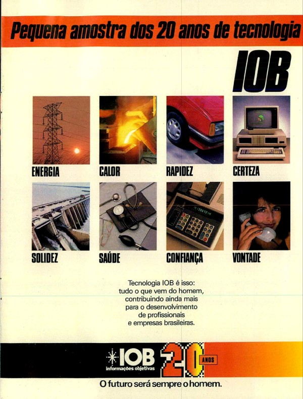 Pequena amostra dos 20 anos de tecnologia.