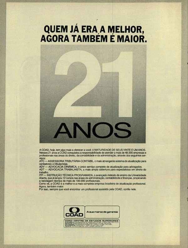 Quem já era melhor, agora também é maior