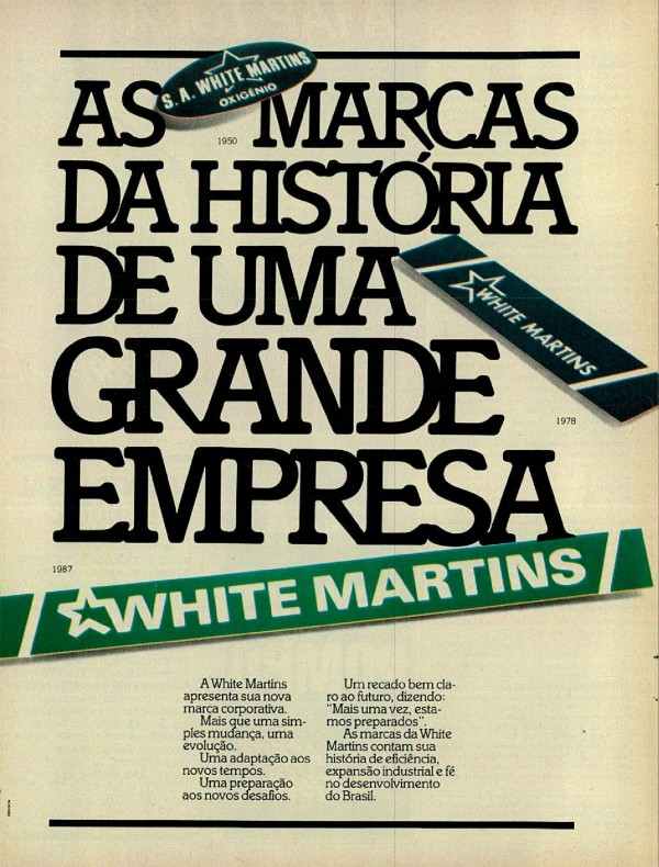 As marcas da história de uma grande empresa