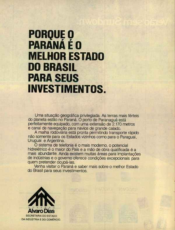PORQUE O PARANÁ É O MELHOR ESTADO DO BRASIL PARA SEUS INVESTIMENTOS.