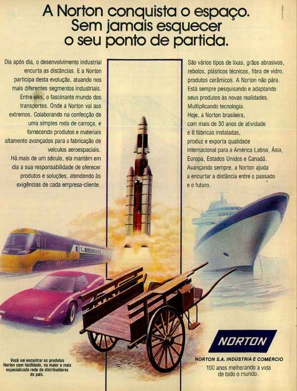 A Norton conquista o espaço. Sem jamais esquecer o seu ponto de partida.
