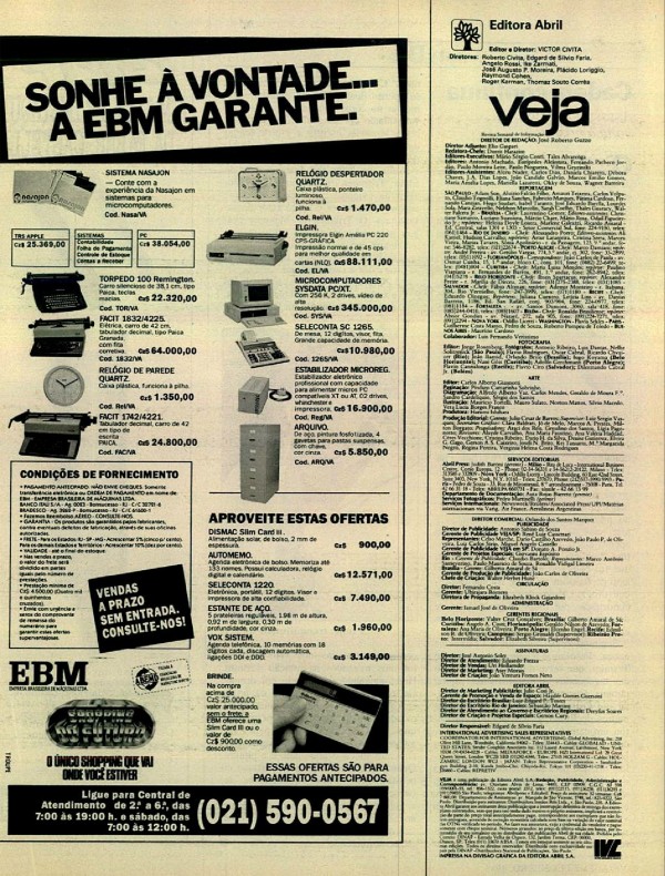 SONHE À VONTADE... A EBM GARANTE.