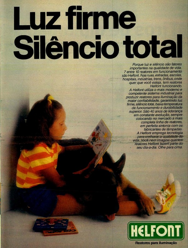 Luz firme Silêncio total